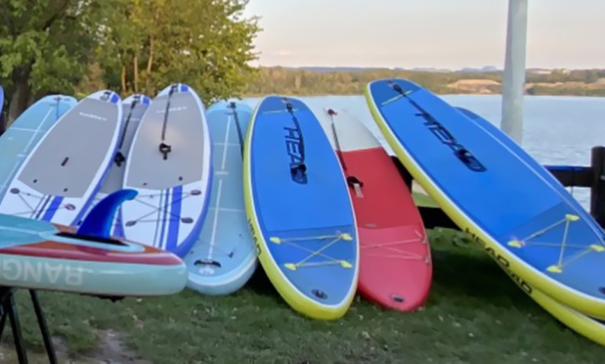 Image 2: 1 Std. Paddleboard-Verleih für 1 bis 2 Personen am Badesee Birkwitz