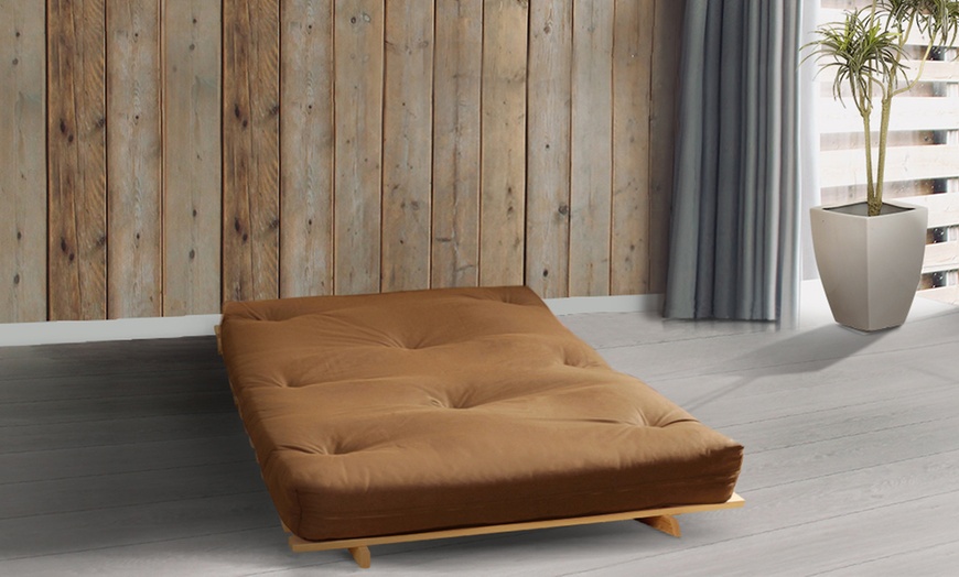 Image 25: Futon Frame and Mattress