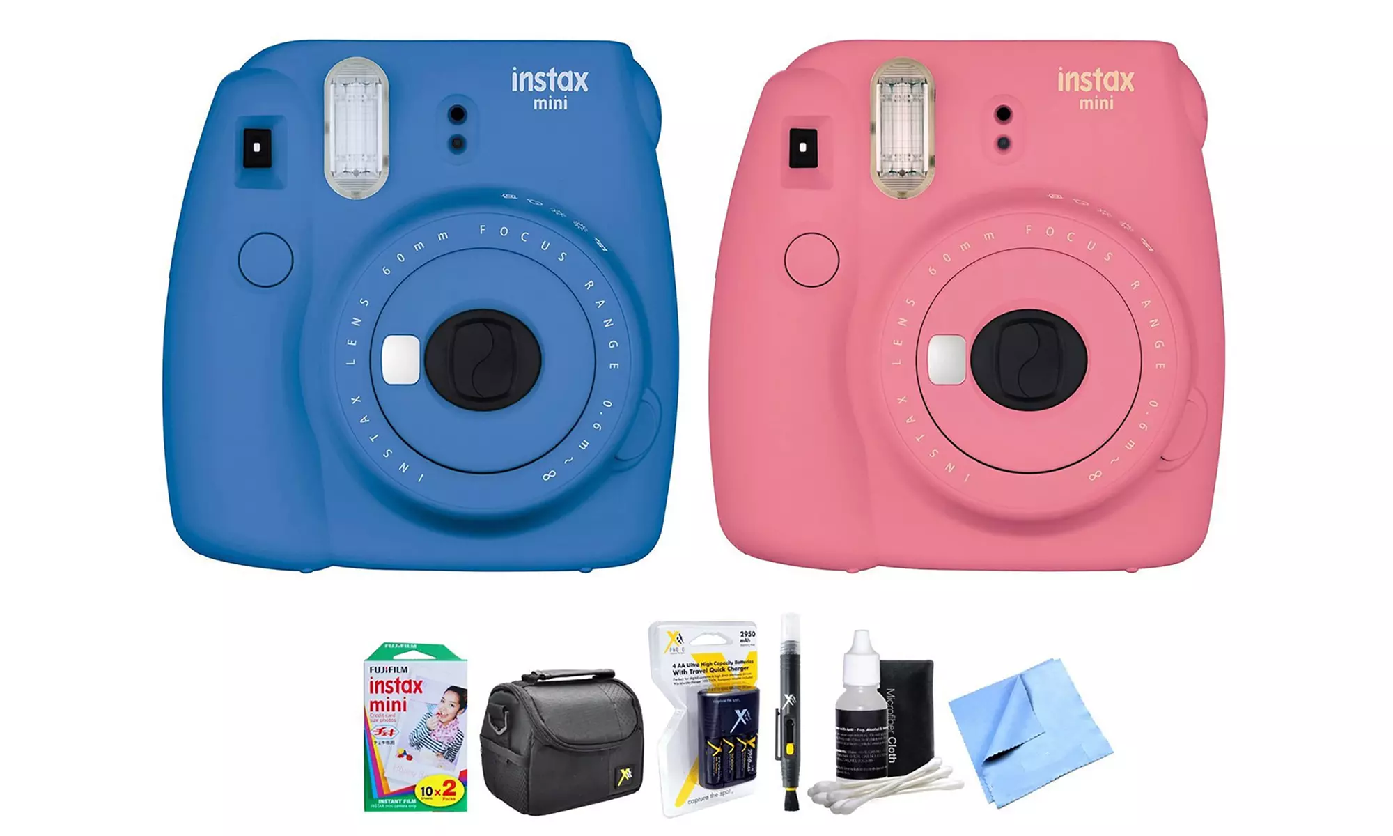 Fujifilm Instax Mini 9 Instant Camera with Film and Charger Bundle - Primary Image
