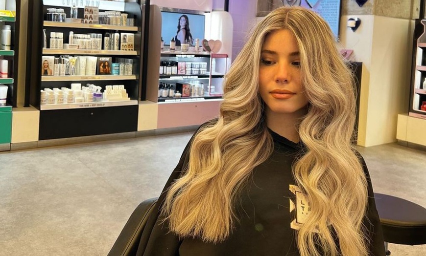 Image 7: Half or Full Head Balayage with Cut Blow Dry or Moisture Treatment 