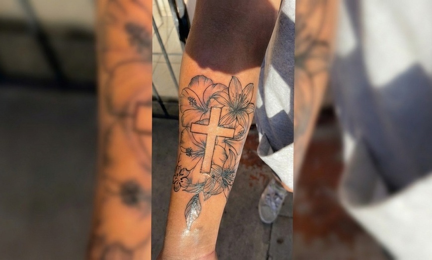 Image 3: Custom Name & Sleeve Tattoos with Consultation for High-Quality Art