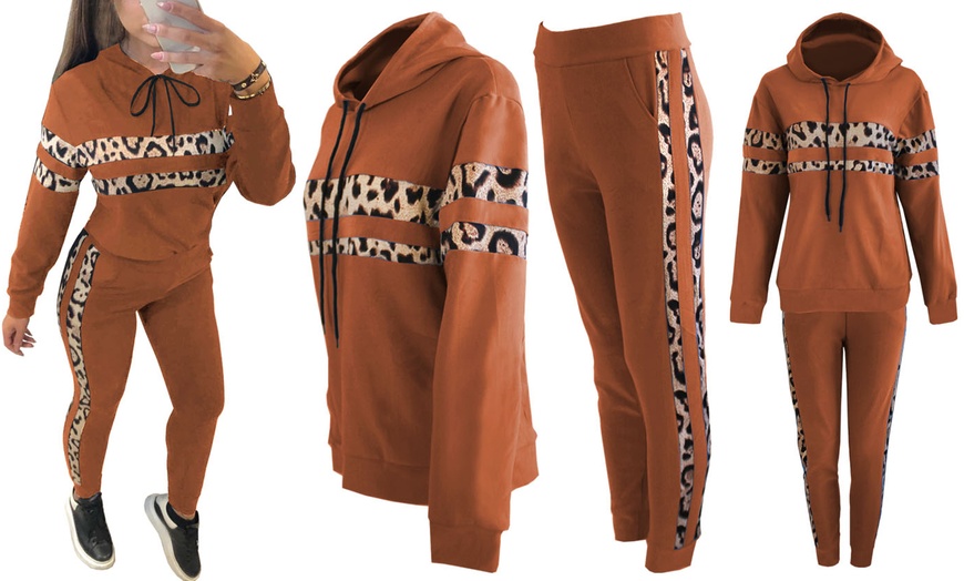 Image 14: Two-Piece Leopard Tracksuit