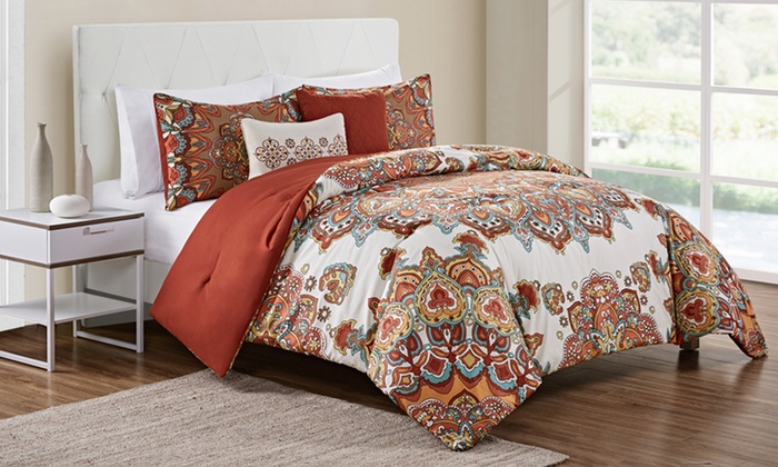 Tamara Comforter Duvet Cover Or Quilt Set 3 Or 5 Piece Groupon