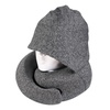 Image 5: Memory Foam Hooded Neck Pillow