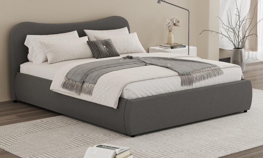 Image 7: Lit coffre Milano design arrondi
