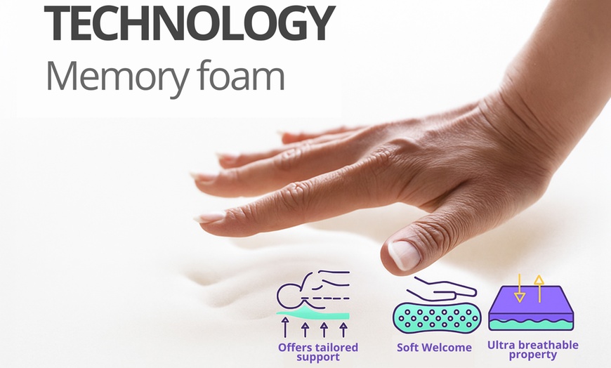 Image 8: Sampur Nuage matras met traagschuim en pocketveren