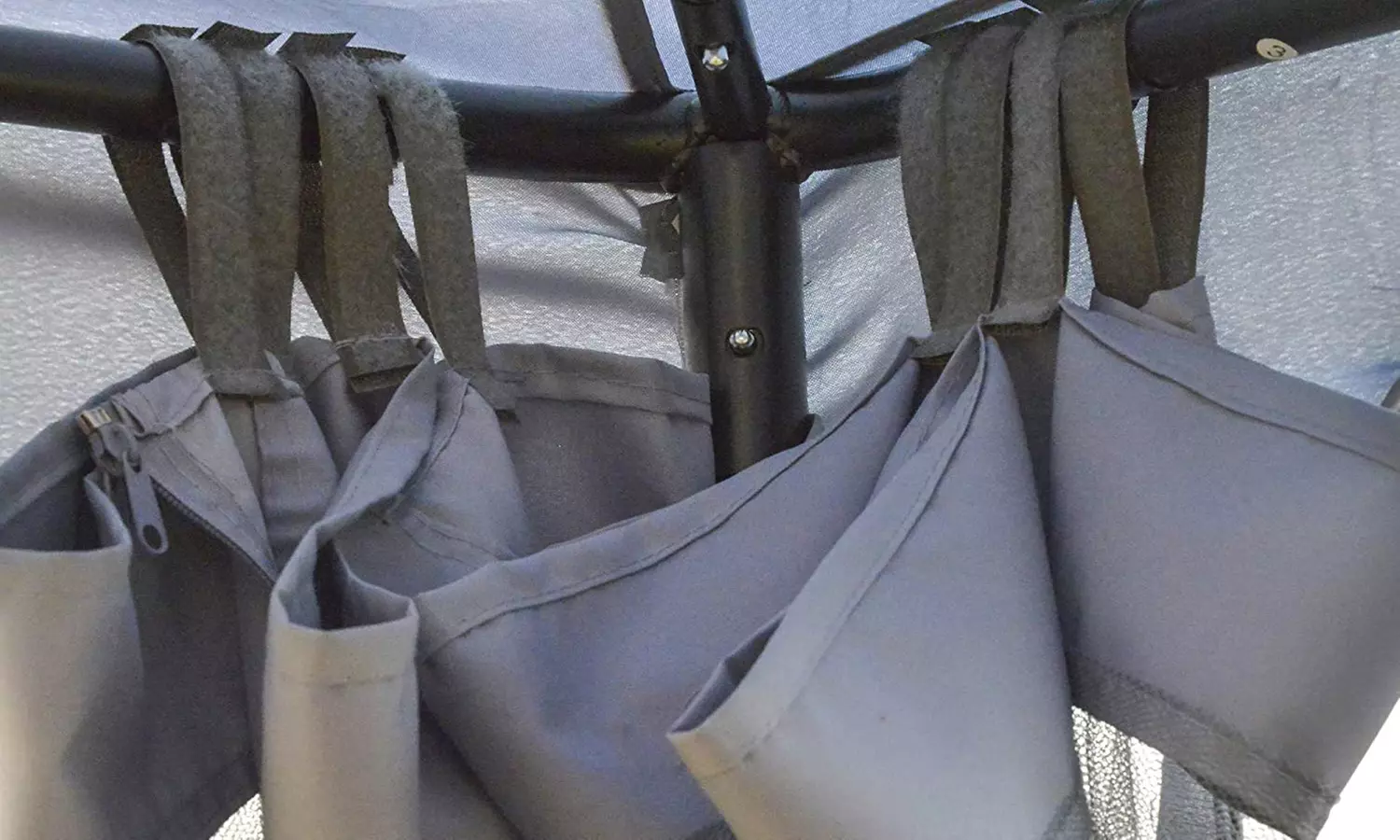 Outsunny 3m x 3m Gazebo with Net Curtains, Stylish Metal Design