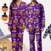 Image 1: Personalisierbarer Schlafanzug oder Pyjama im Halloween-Design