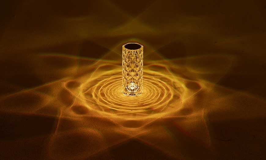 Image 4: Living And Home Transparent Faceted Night Lamp