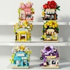 Image 4: Six Pack Micro Building Blocks Mini Flower Shop Set