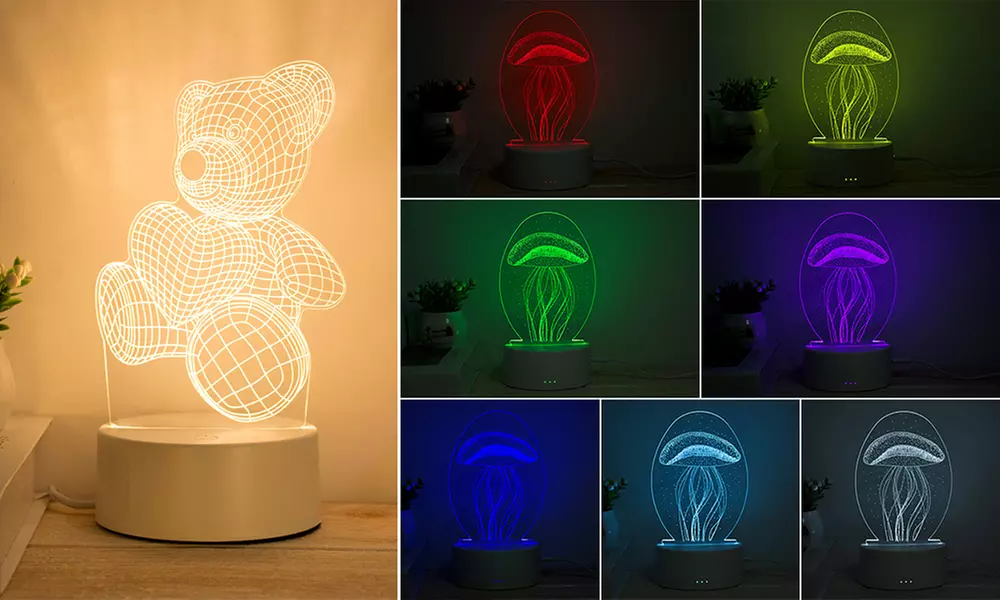 3D Illusions-Nachtlicht