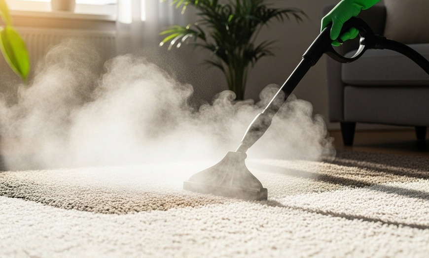 Image 3: Eco-Friendly  Carpet Steam Cleaning for 2,4 or 6 Rooms