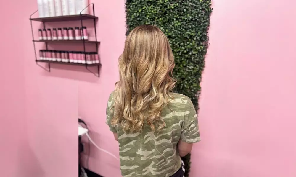 Haircut, Wash & Style + Color or Highlights Options