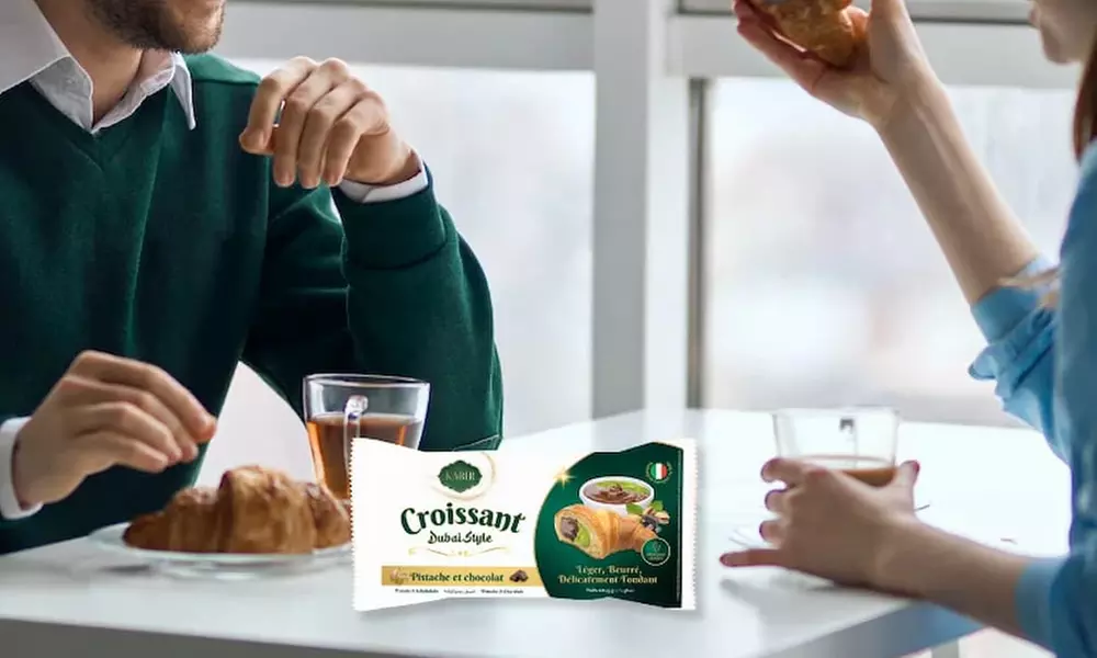 Luxe croissants Dubaï-stijl