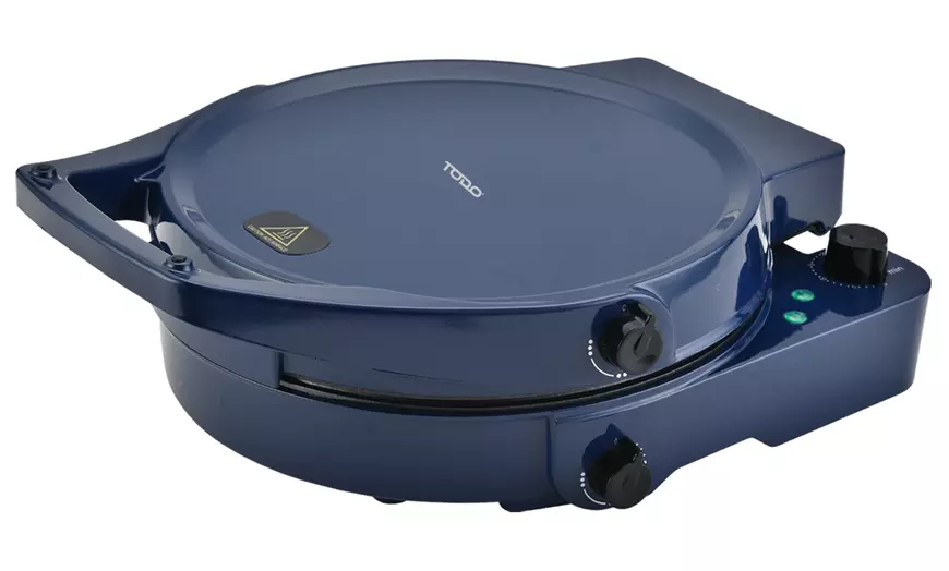 Image 2: TODO 1800W Electric Pizza Maker Pizza Oven Flat Grill