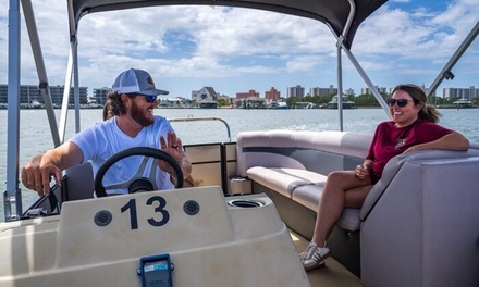 Tritoon Boat Rental 2 Hour Rental - OB Watersports
