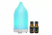 Aromatherapy Diffuser with Optional Essential Oils – Ultrasonic Mist & Color-Changing Light - Second Medium
