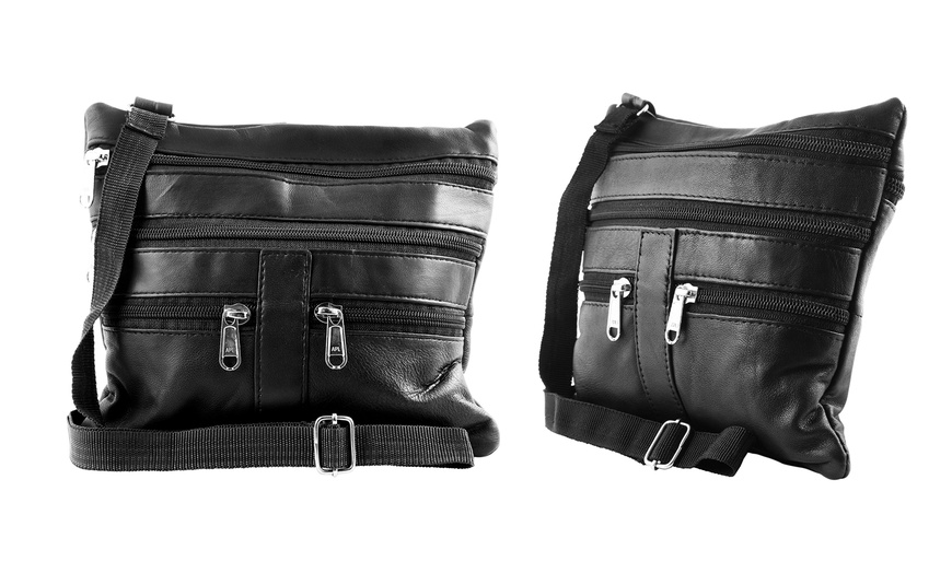 Image 13: Bolso unisex de piel auténtica Steinmeister