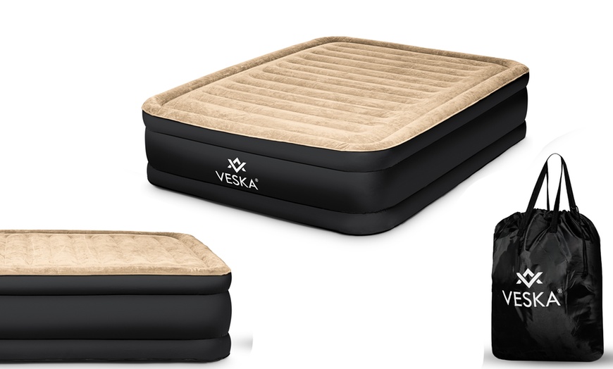 Image 3: Zelf opblazend luchtbed