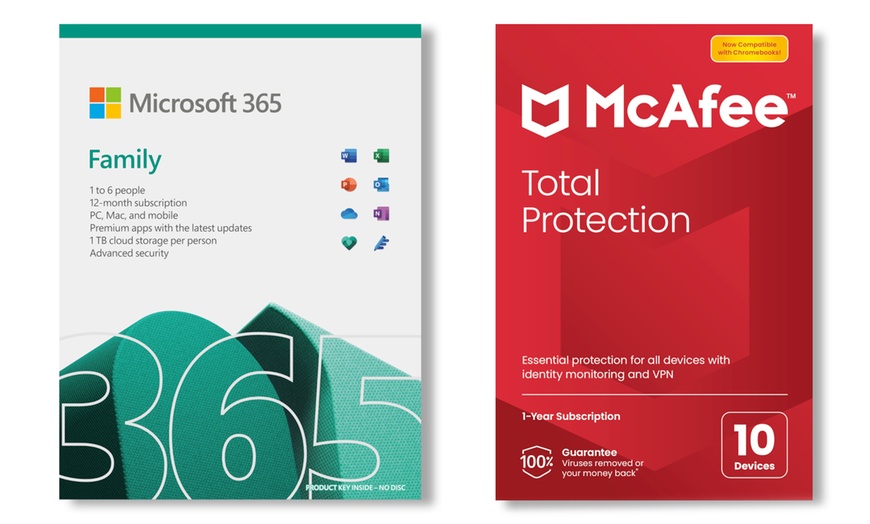 Image 3: Microsoft 365 with McAfee LiveSafe