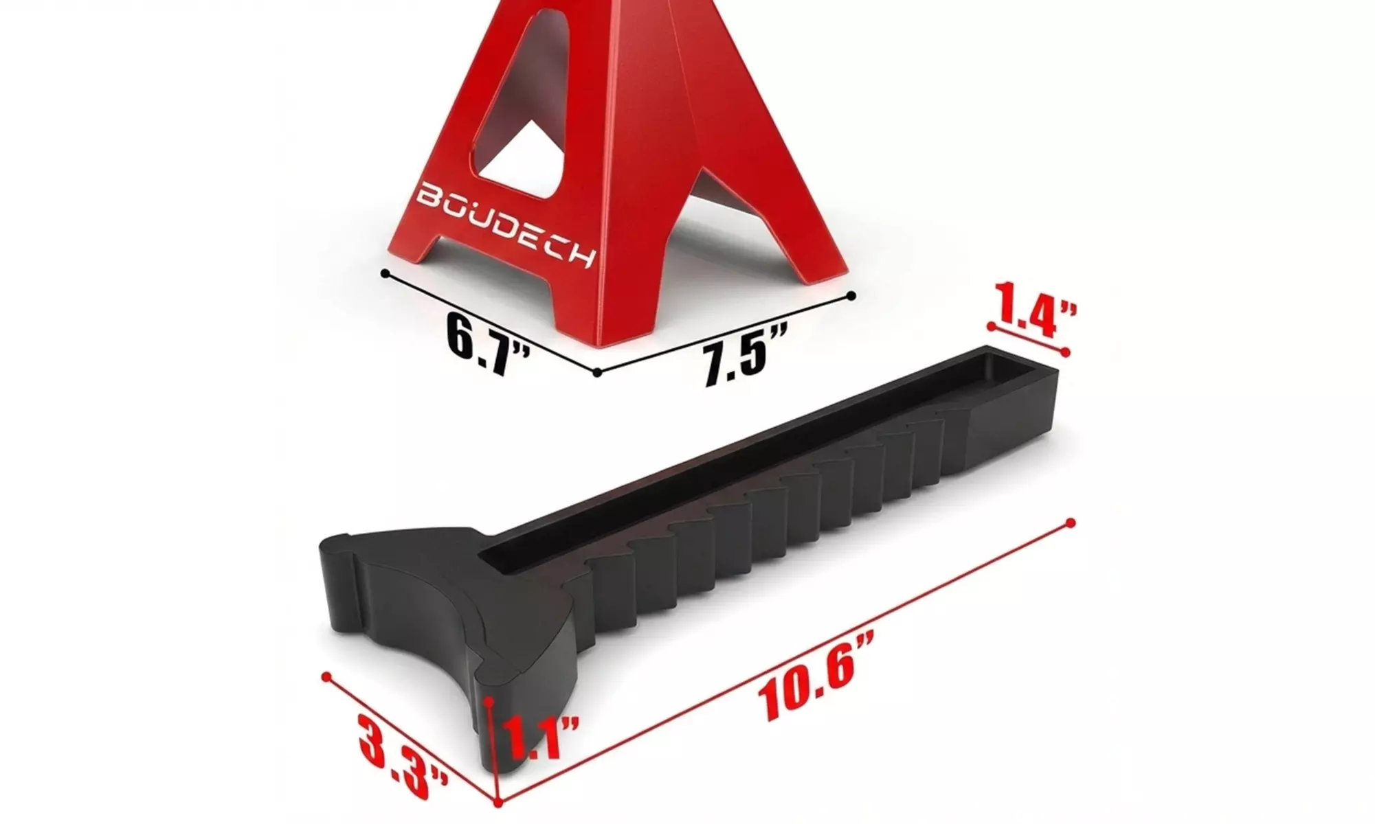 Juego de 2 gatos de acero para automóviles, de Boudech
