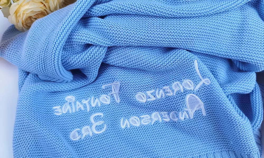 Wrap Your Baby in Love - Custom Embroidered Baby Nap Blankets (Up to 85% Off)