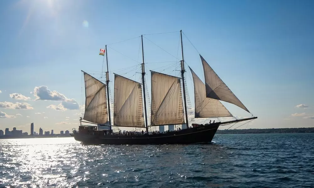 Lake Ontario Cruise on Tall Ship Kajama with Skyline Views