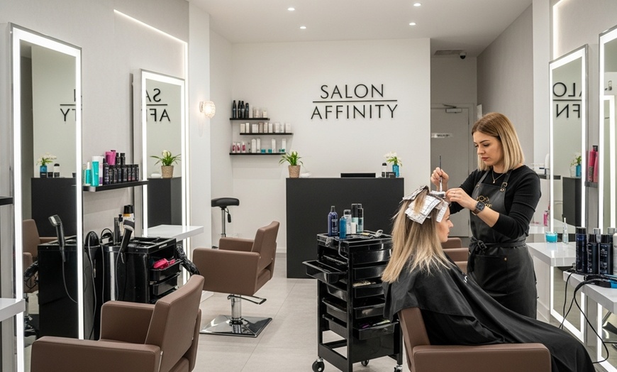 Image 2: Elevate Your Look with Woman's Haircut, Blow Dry, Highlights, & More  