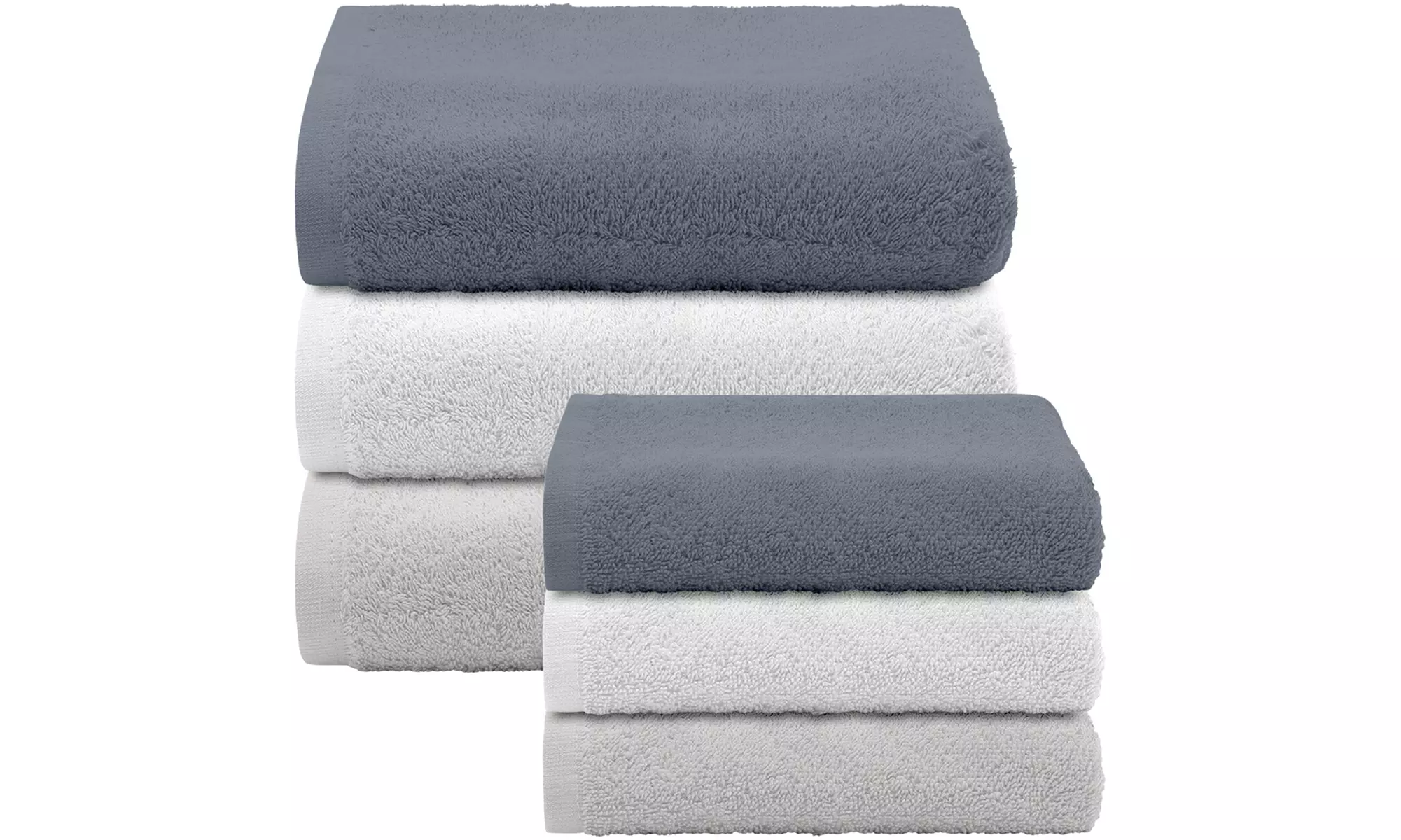 6 piezas toallas de baño de algodón de 450 gramos