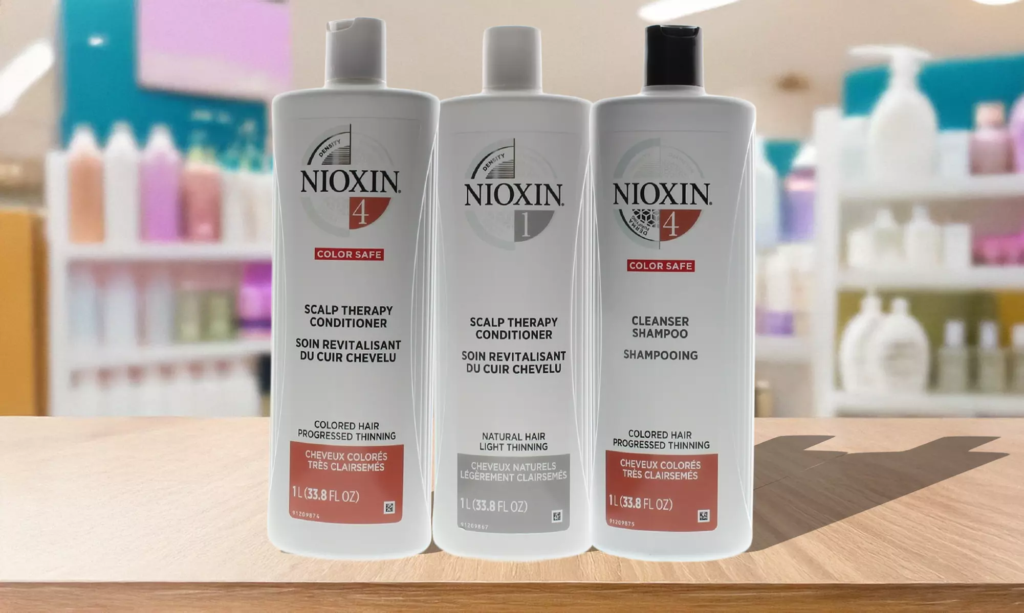 Nioxin Cleanser Shampoo, Scalp Therapy Conditioner, or Liter Duo (33.8oz)