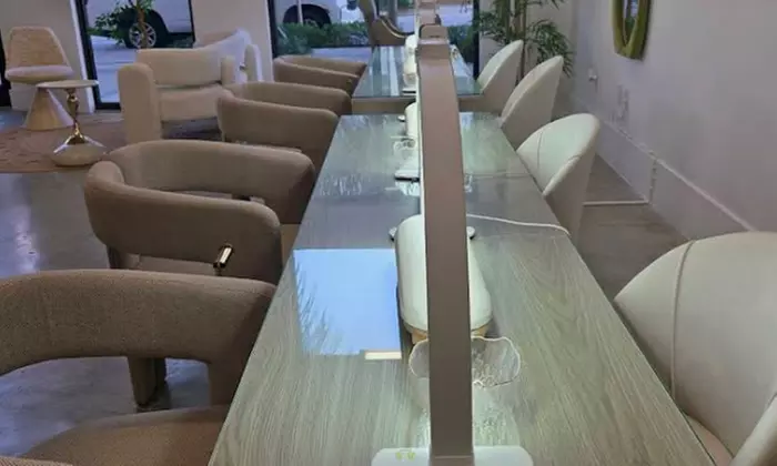 Gel Pedicure or Apres Full Set w/ Gel Polish or Gel Finish & Pedicure