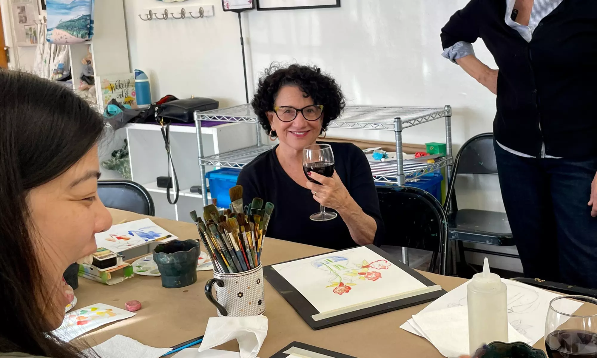 Wine & Sip Painting Experience or Kids' Art Class!