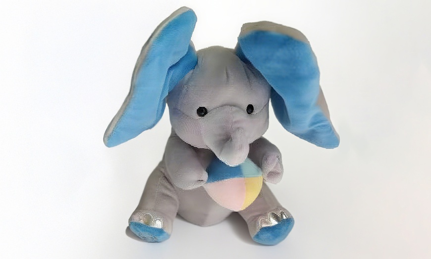 Image 2: Hide-and-Seek Plush Elephant Toy