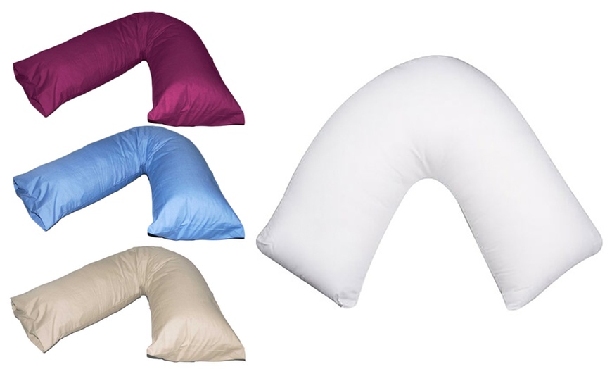 Image 1: V-Shape Orthopaedic Pillow