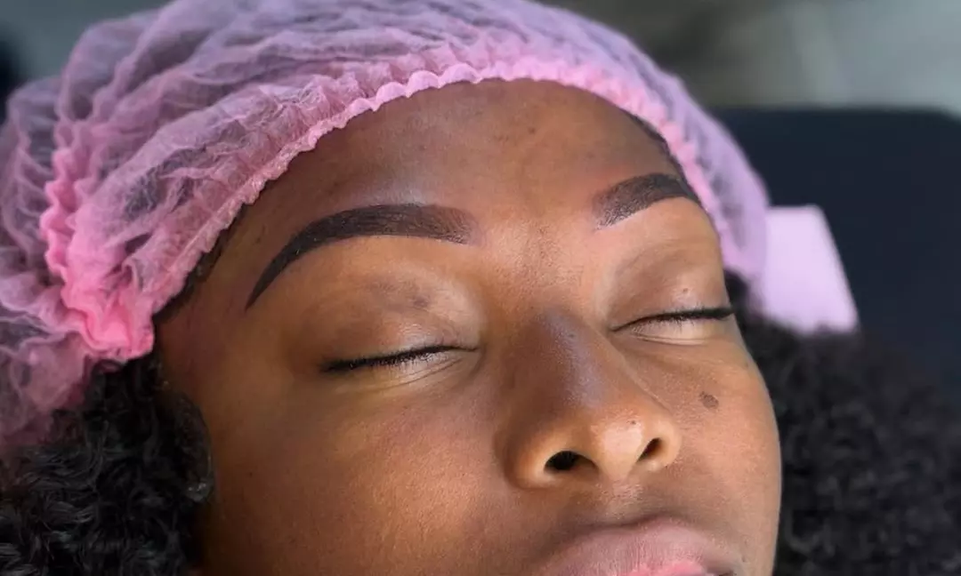 1 or 2 Brow Glow-Up: Lamination + Hybrid Stain + Wax Package for 1