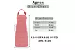 Cotton Bib Apron Adjustable XXL Fit with Pockets and Patterns - Second Medium