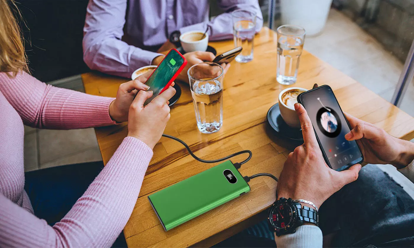 iMounTEK 20,000mAh Power Bank 22.5W Fast Charge Battery Pack w/ Display & Light