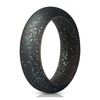 Image 10: 7 Pack Women's Silicone Wedding Bands Set Colorful Rubber Rings