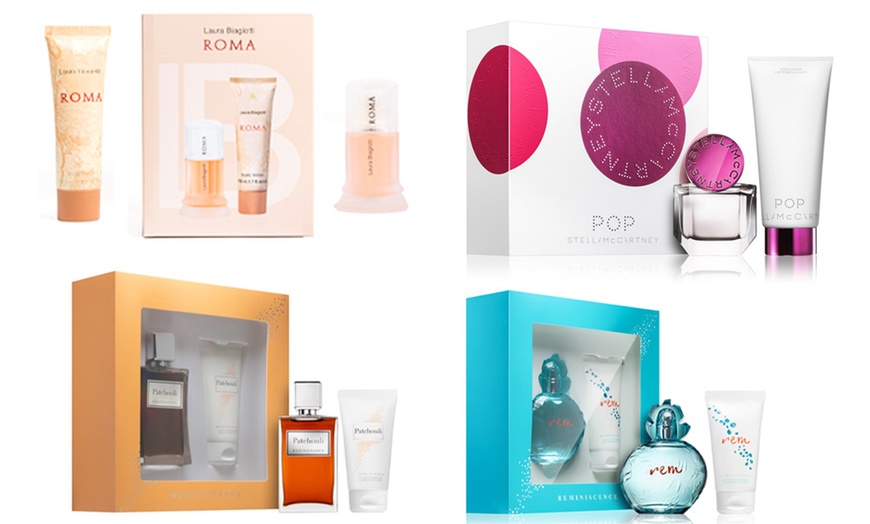 Image 1: Selezione di Eau de Parfume e Body Lotion in confezione regalo 