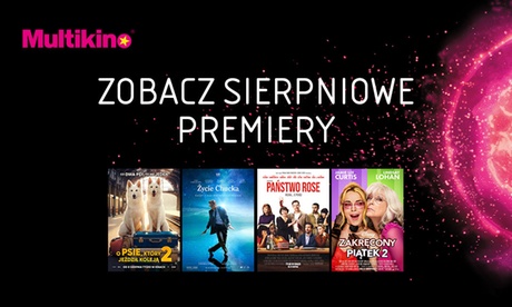 Bilety na dowolny film 2D/3D w kinach sieci Multikino