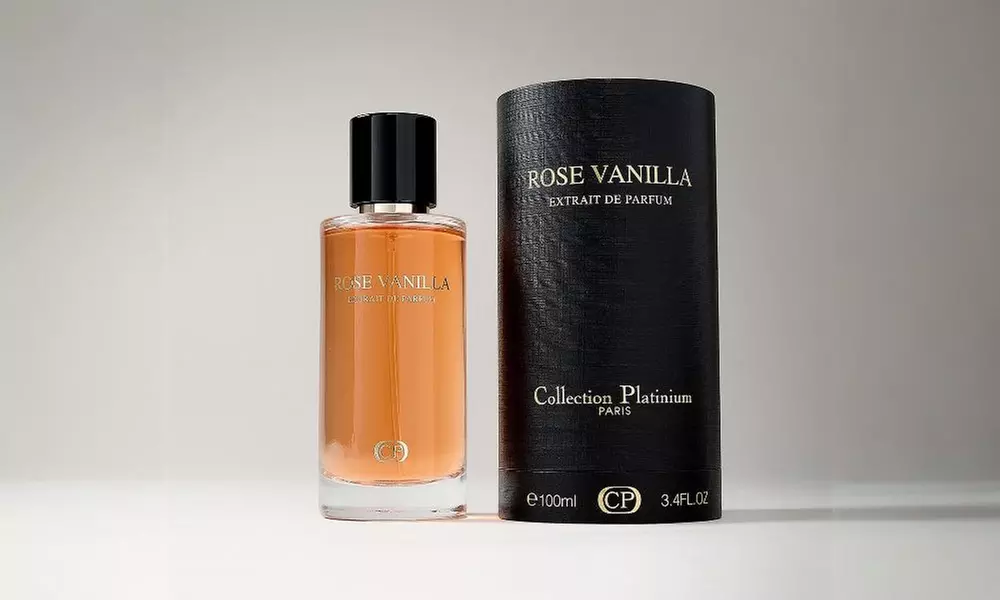 Eau de parfum "Rose Vanille" de Platinum Collection