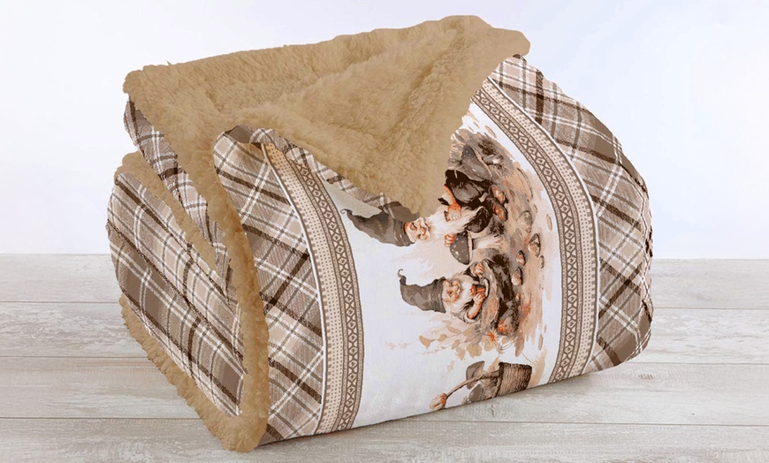 Image 4: Morbida e calda coperta in sherpa