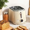 Image 1: HomCom Retro-Style Kettle and Toaster Set 1.7L