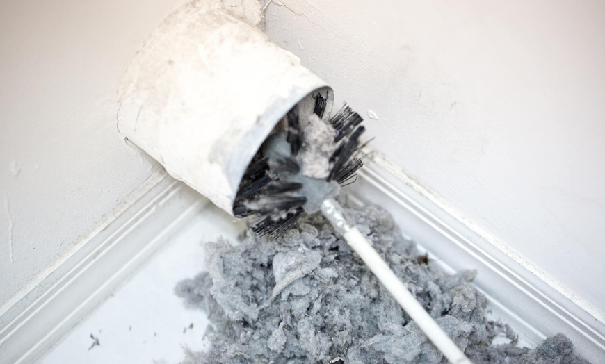 Image 2: Air Duct Inspection and/or Dryer Vent Cleaning Services for Safer Home