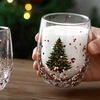 Image 1: Christmas Tree Glass Cups