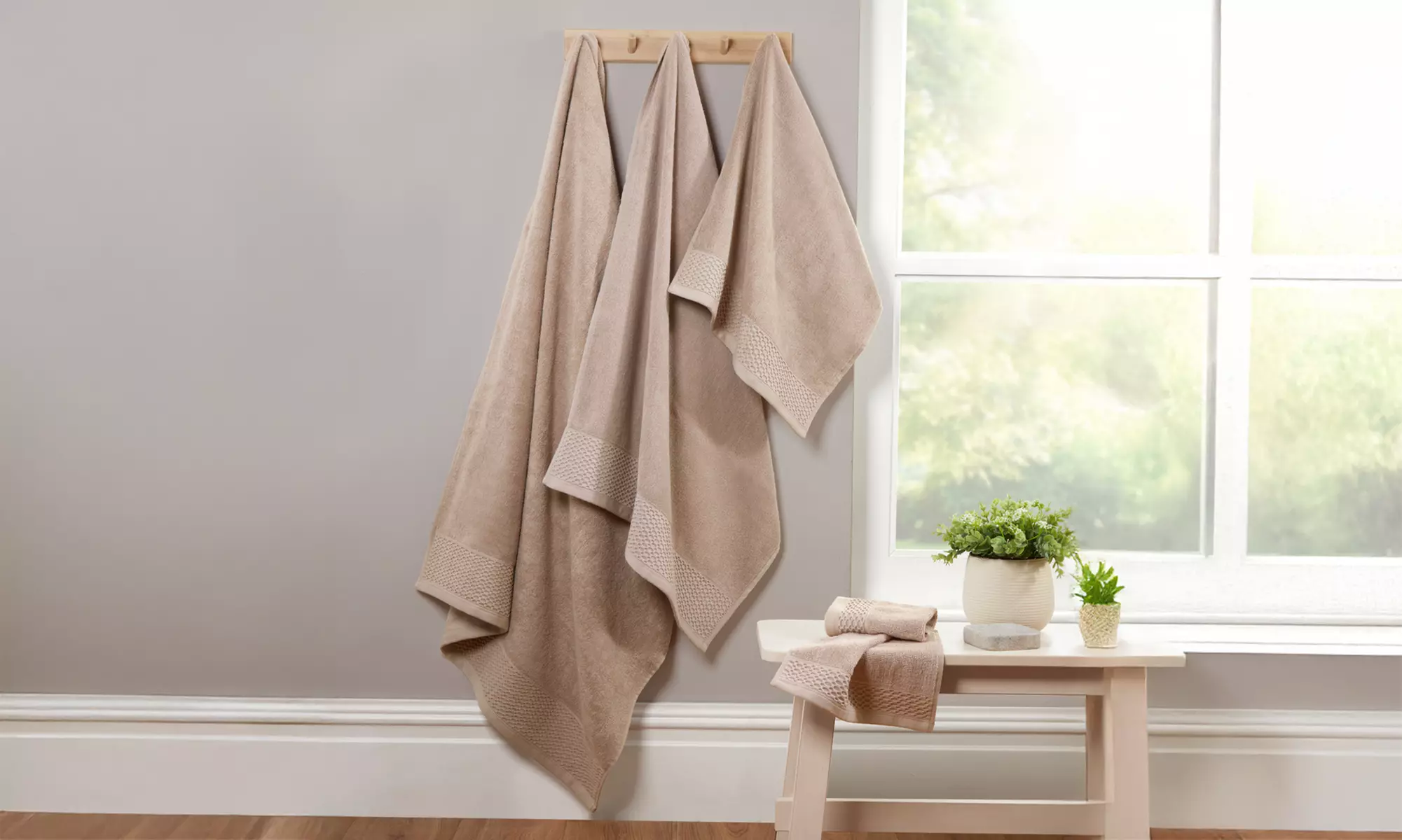 Eden Weave 6pc Towel Bale - 500gsm Cotton, Ultra-Absorbent, OEKO-TEX