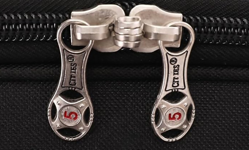 Image 6: Lightweight Travel Black Cabin Trolley Bag