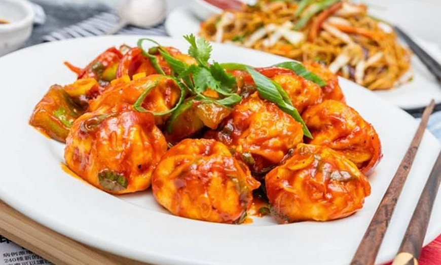 Image 3: Dumplings & Drinks Feast for 1, 2, or 4 People