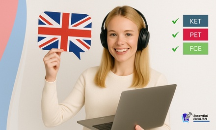 120 Stunden Zugang: Online-Kurs Englisch zur Vorbereitung auf KET - Essential English