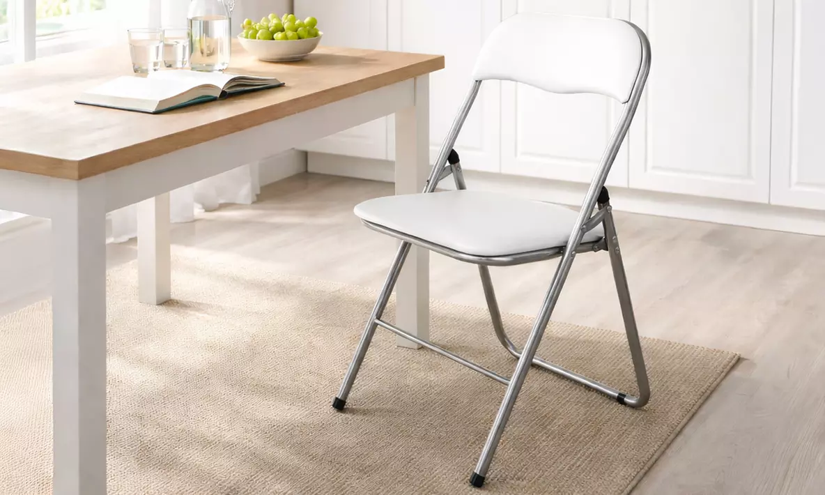 Set 6 sedie pieghevoli con struttura in acciaio Camillo Rigamonti srl